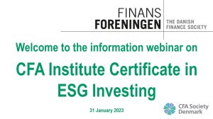 Certificate in ESG Investing